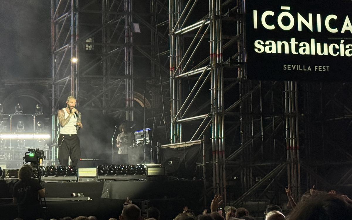 Las mejores imágenes de Maroon 5 en su debut en Icónica Santalucía Sevilla Fest