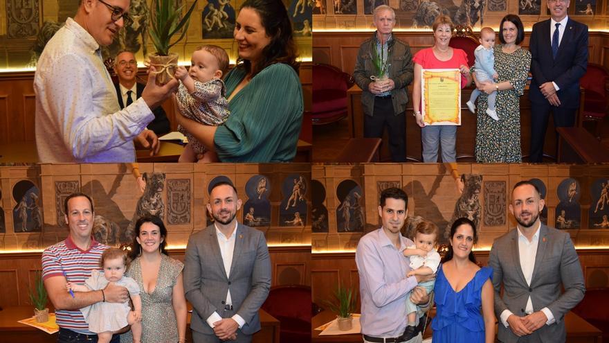 Gáldar da la bienvenida a Aurora, Antonio, Martina y Agoney