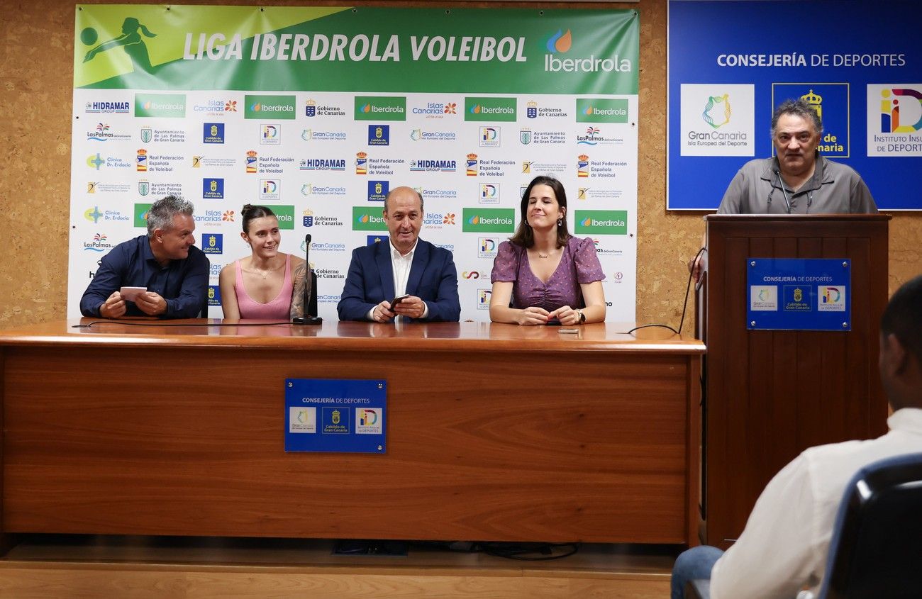 Presentación del bilateral entre España y Suiza de voleibol femenino los días 3 y 4 de agosto