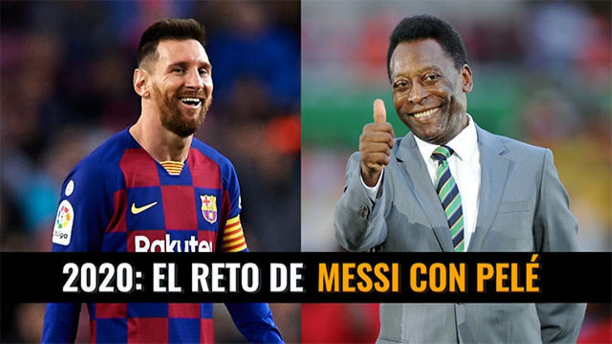 2020: El nuevo reto de Messi, rebasar a 'O Rei'