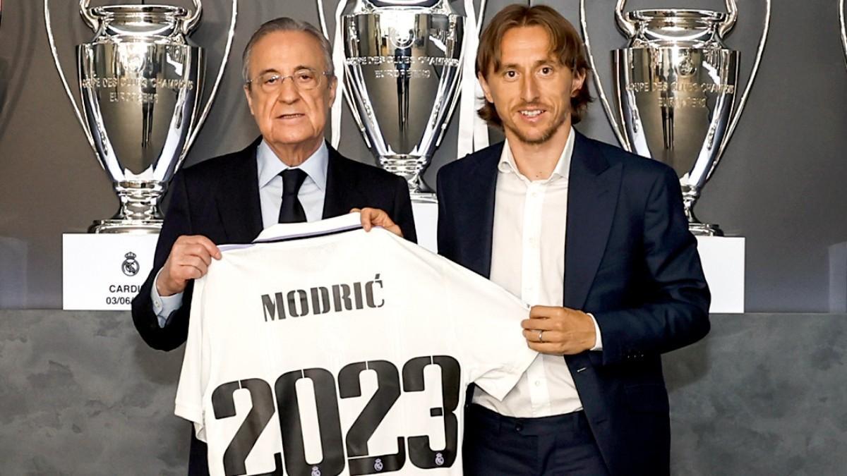 Explosión de júbilo: así celebró Luka Modric la clasificación del Madrid