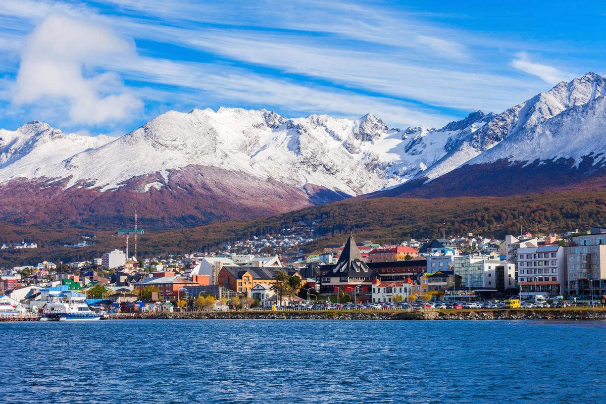 La ciudad del fin del mundo, en Argentina.
