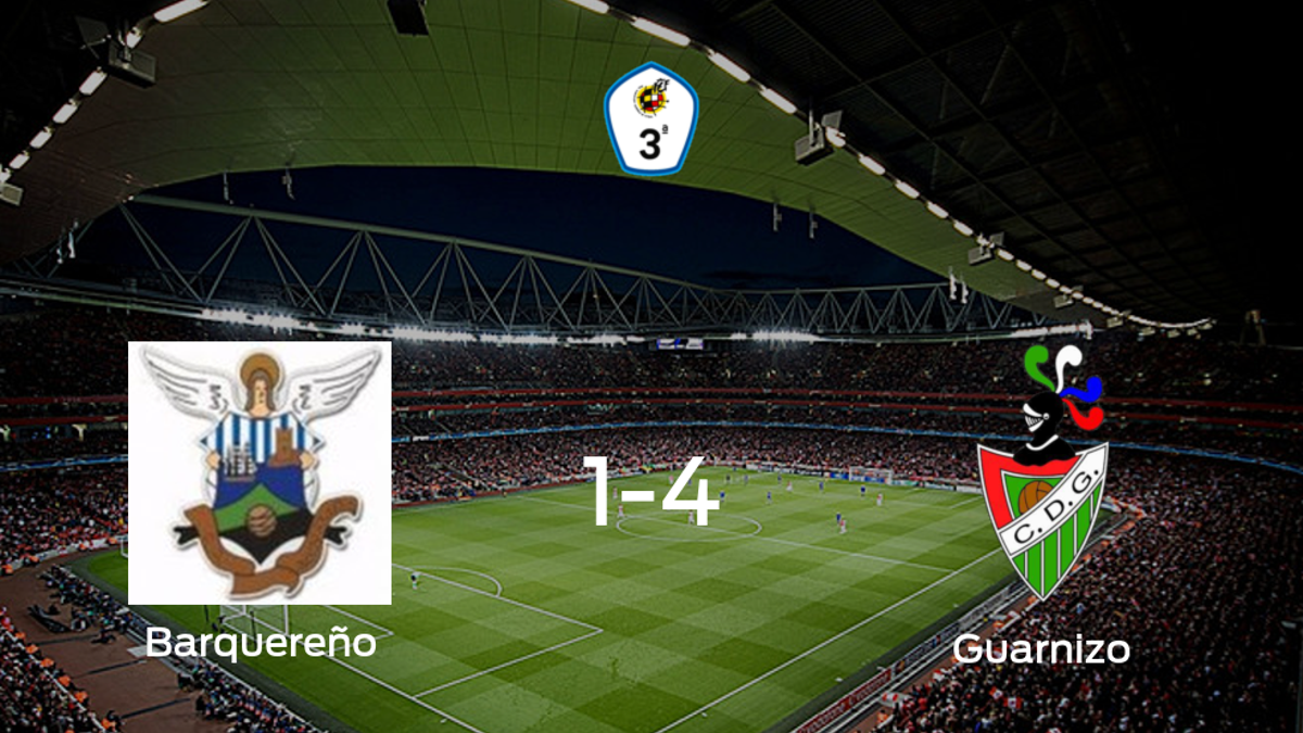 El Guarnizo se queda con los tres puntos frente al Barquereño (1-4)