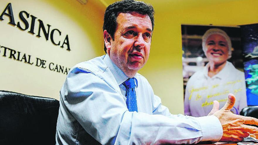 Gonzalo Medina, en la sede de Asinca.