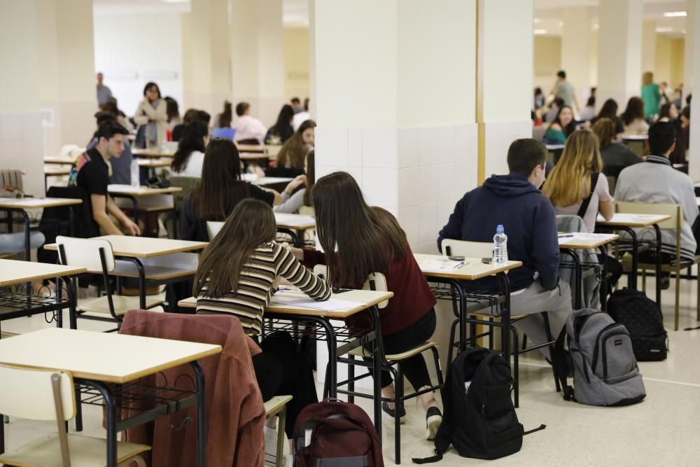 Pruebas de selectividad del campus de Gijón