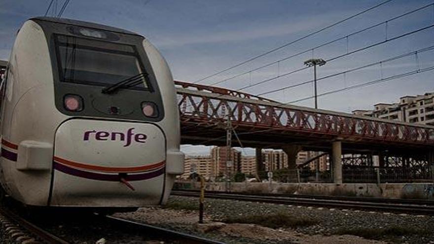 Un tren de Renfe.