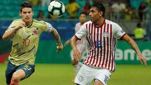 James Rodríguez y la selección colombiana en la Copa América 2019.