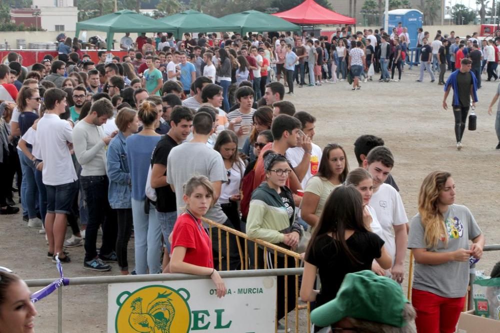 Paellas en la Bienvenida Universitaria de la UPCT