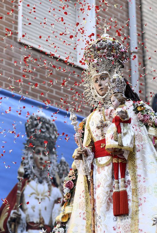 Primer tramo de la Romería de Murcia, en imágenes