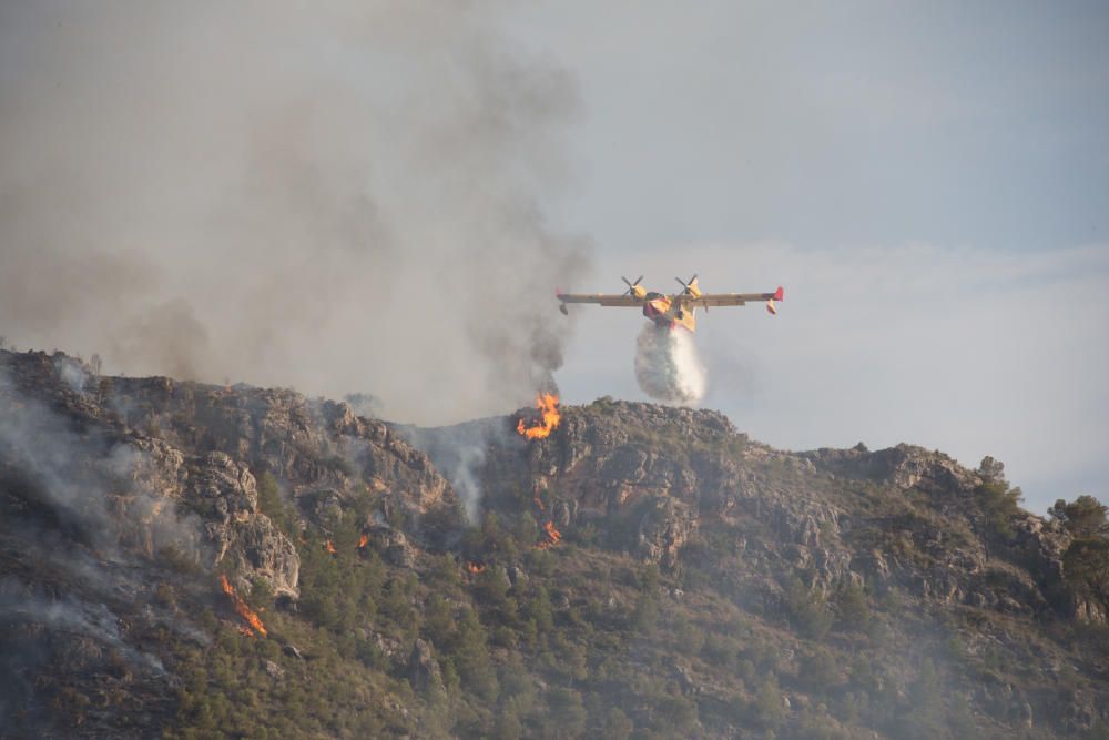 Incendio en la Sierra del Molino