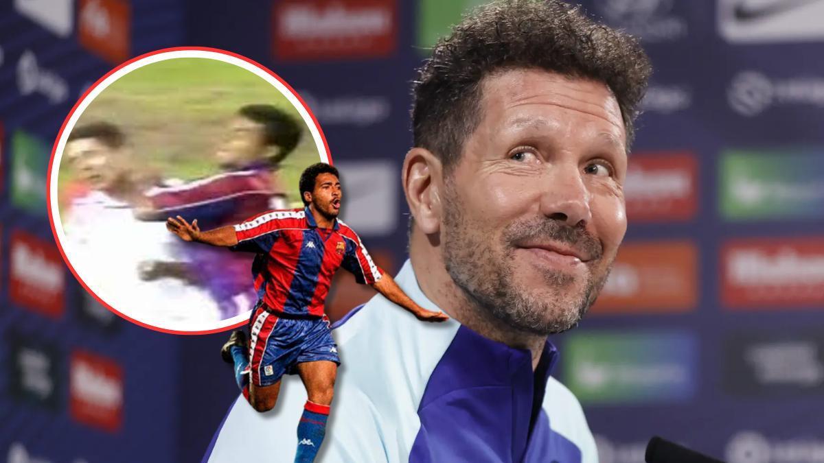 Han pasado 21 años: el día que Romario le dio un puñetazo a Simeone