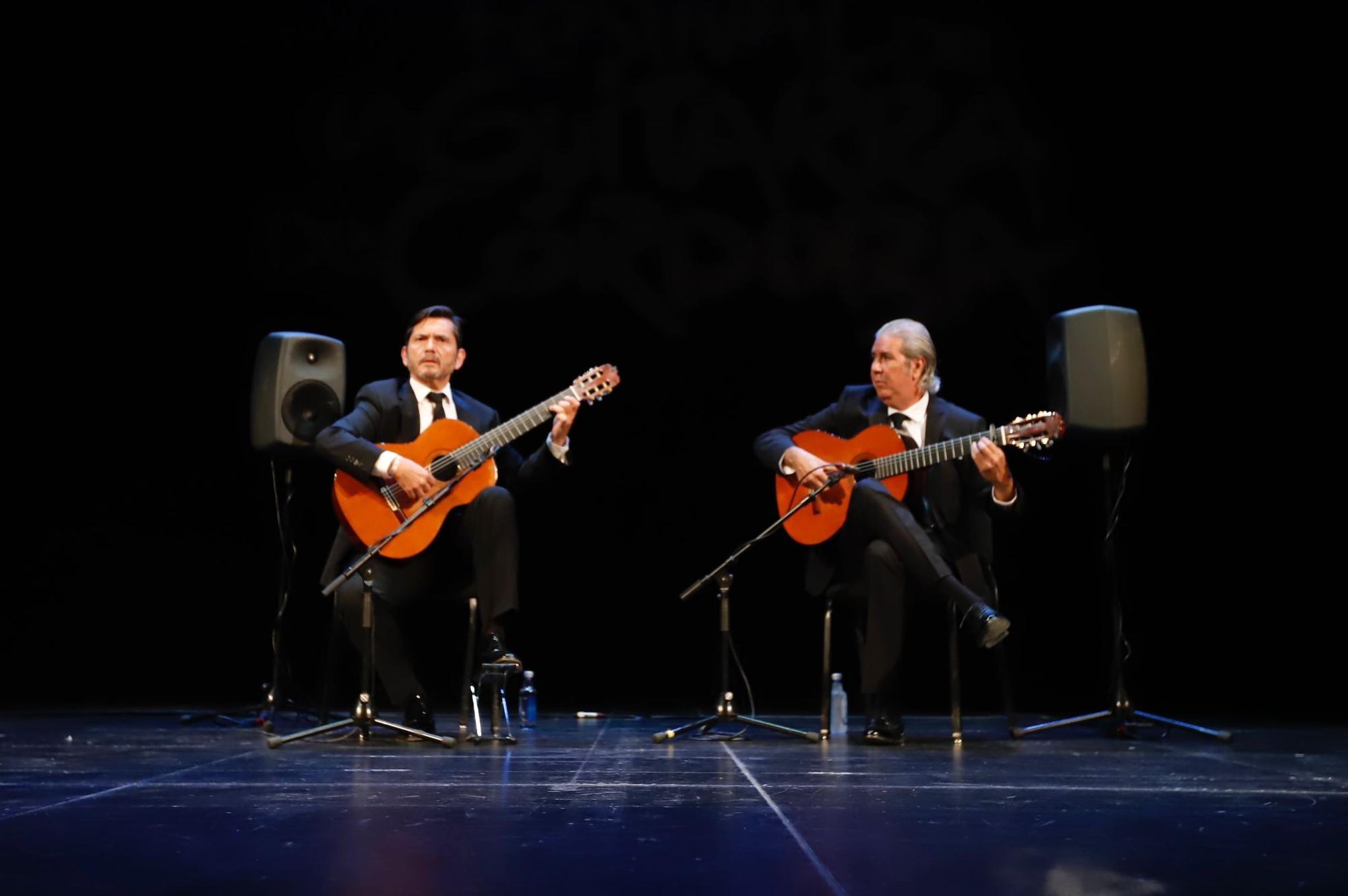 Los guitarristas José María Gallard y Miguel Ángel Cortés junto a la bailaora Ana Morales estrenan "Albéniz Flamenco" en el Teatro Góngora