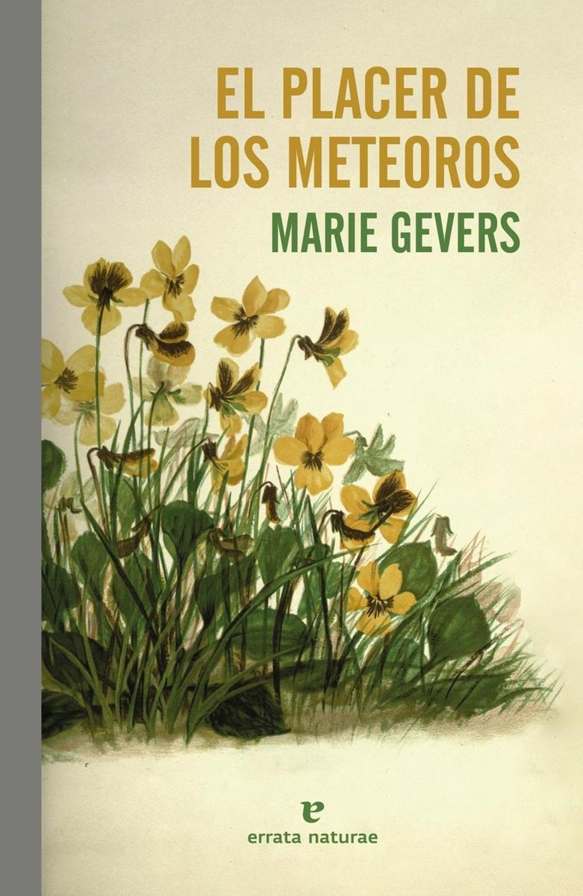 Portada del libro 'El placer de los meteoros'.