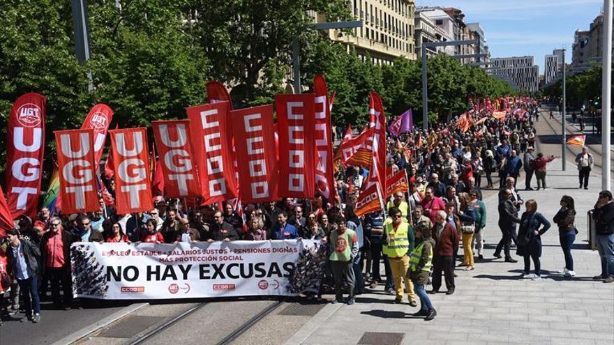 UGT y CCOO convocan 70 protestas en España por el Primero de Mayo