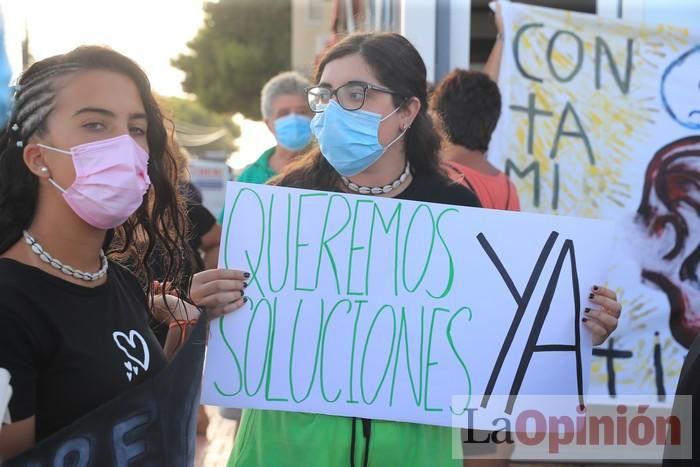 Protesta contra el estado del Mar Menor