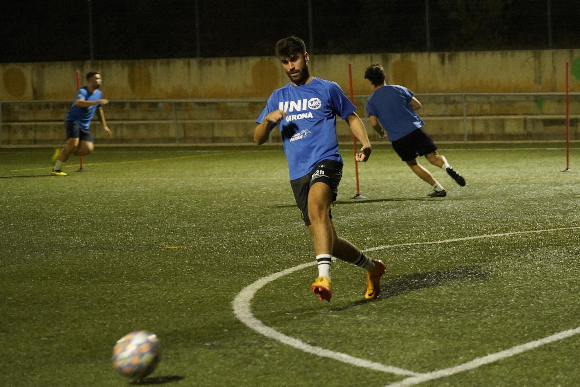 Unió Girona entrenant a l'escola Vedruna