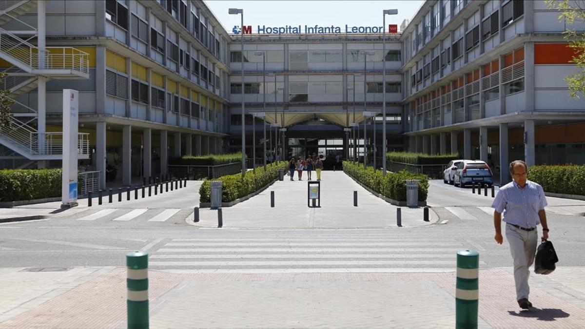 Hospital Infanta Leonor en Madrid, donde se atendió al hombre que falleció por fiebre hemorrágica Crimea-Congo.