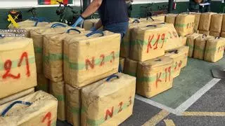 Otros cuatro detenidos por el alijo de 4.200 kilos de hachís incautado en Xàbia