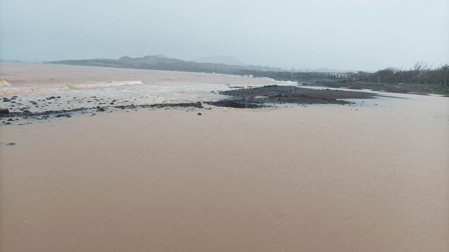 Situación crítica en la playa de Ojos de Garza