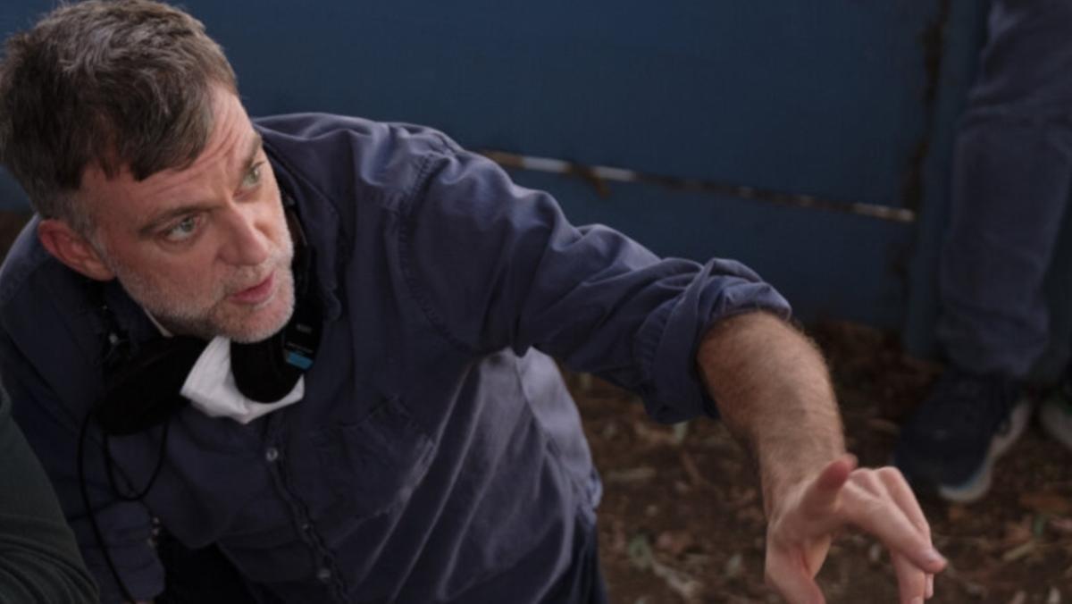 Paul Thomas Anderson, en el rodaje de 'Licorice Pizza'