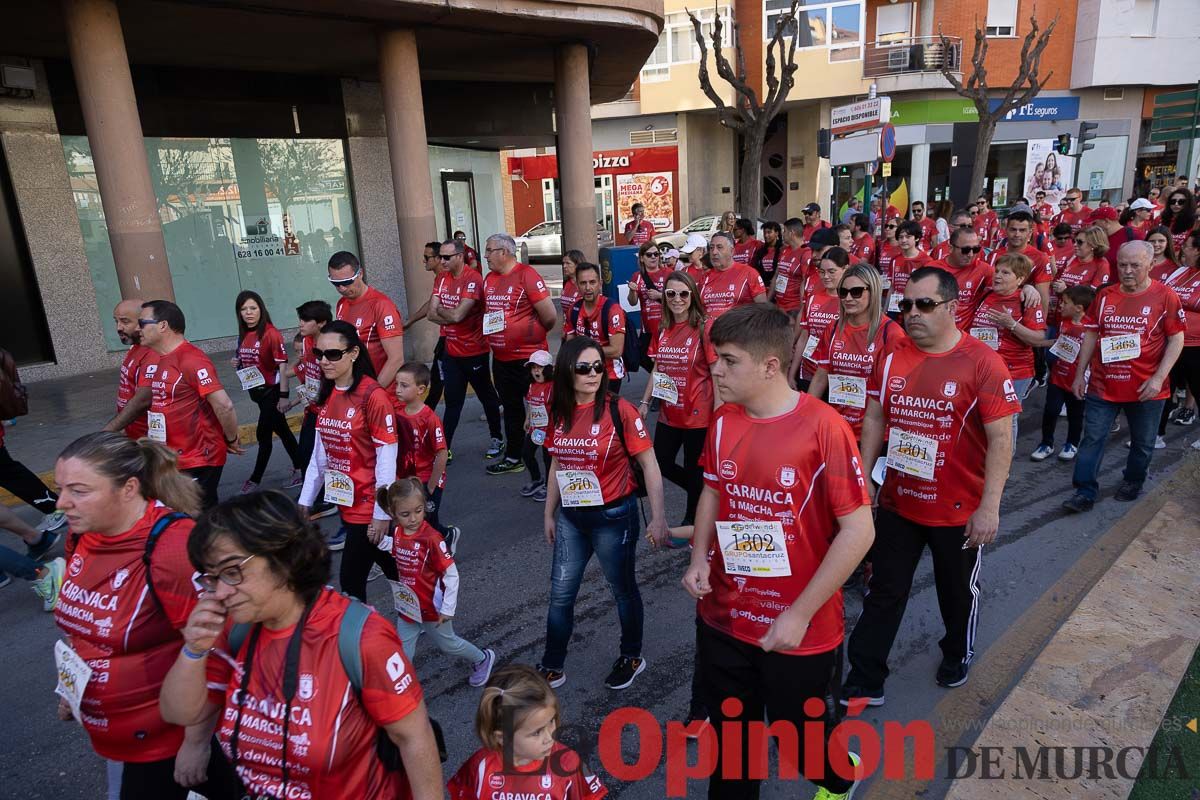 Marcha de la ONG Delwende en Caravaca