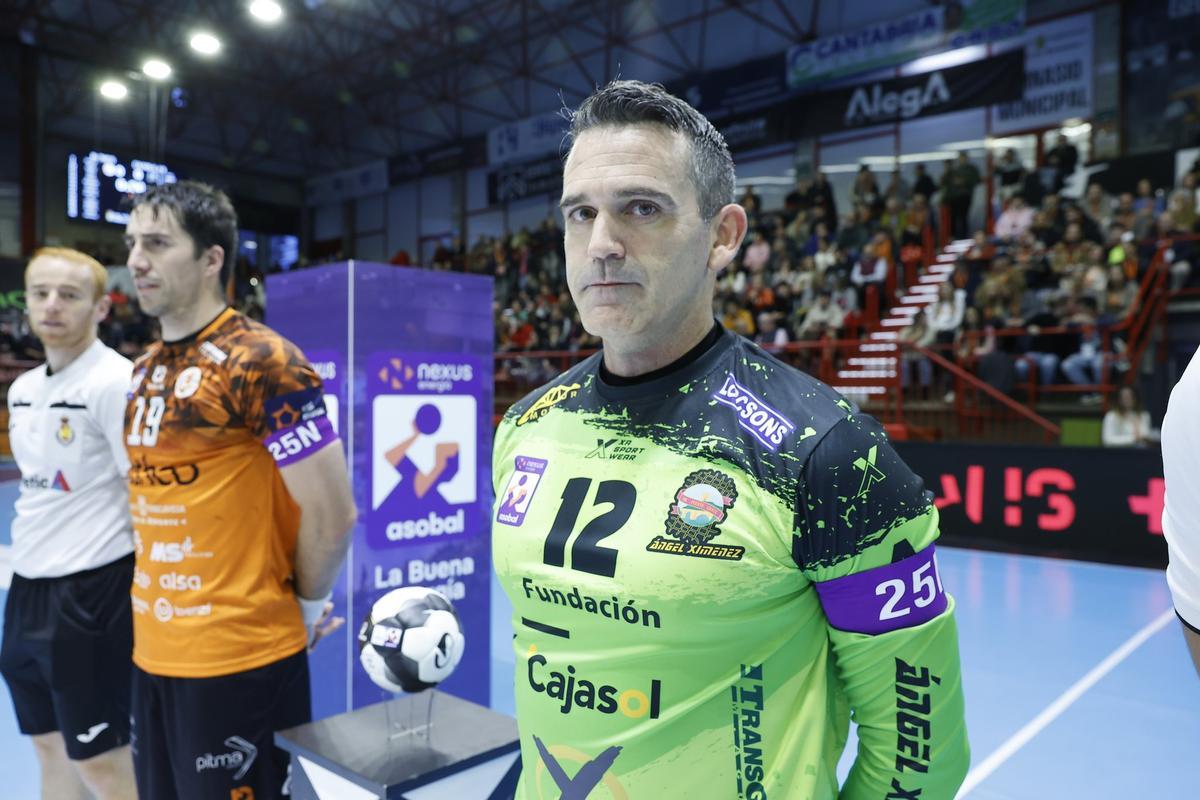 Esta temporada, en un partido del Cajasol Ángel Ximénez.