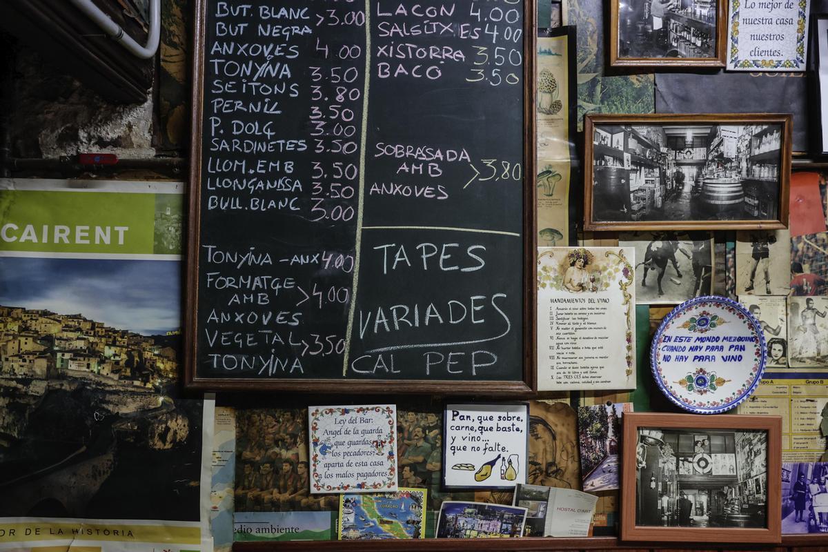 Amenaza de cierre para la bodega Cal Pep, en Gràcia.