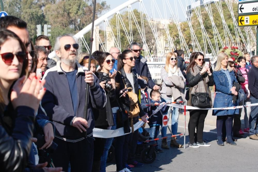 Media Maratón Murcia: Paso por Puente Reina Sofía