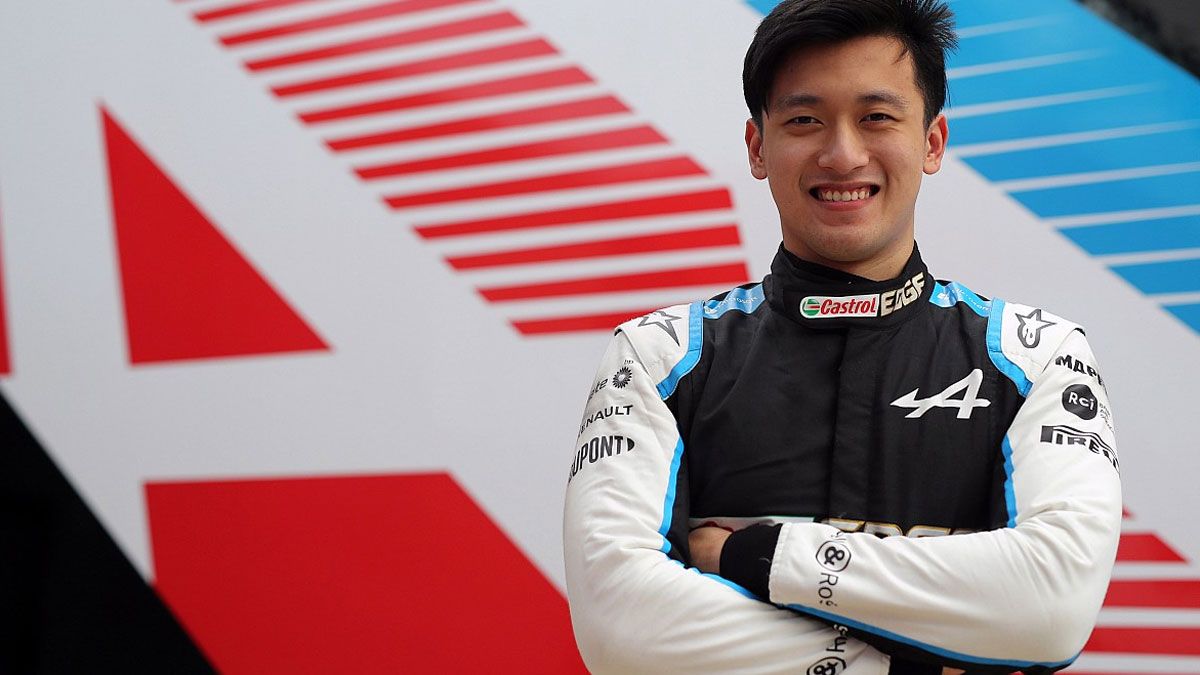 Guanyu Zhou, actual líder de la F2, pilotará el coche de Alonso en el FP1 de Austria