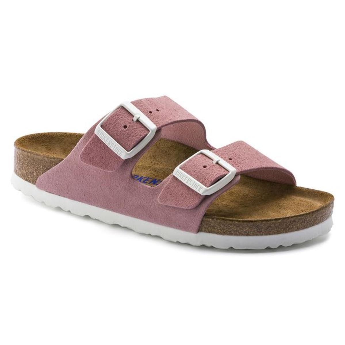 Modelo de cuero rosa de Birkenstock