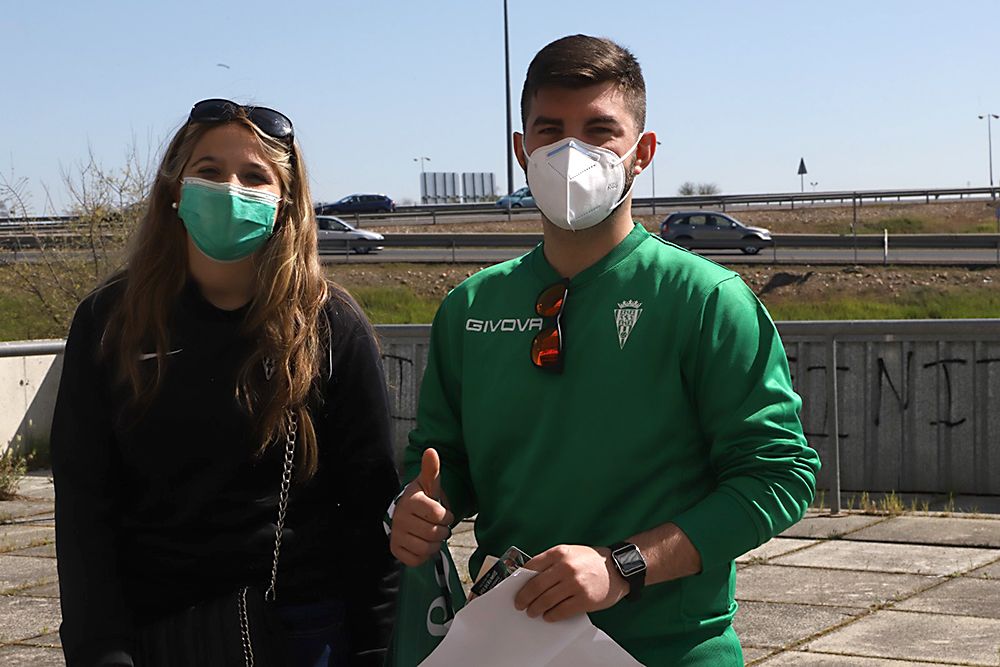 Aficionados asistentes al encuentro Córdoba CF-Betis B