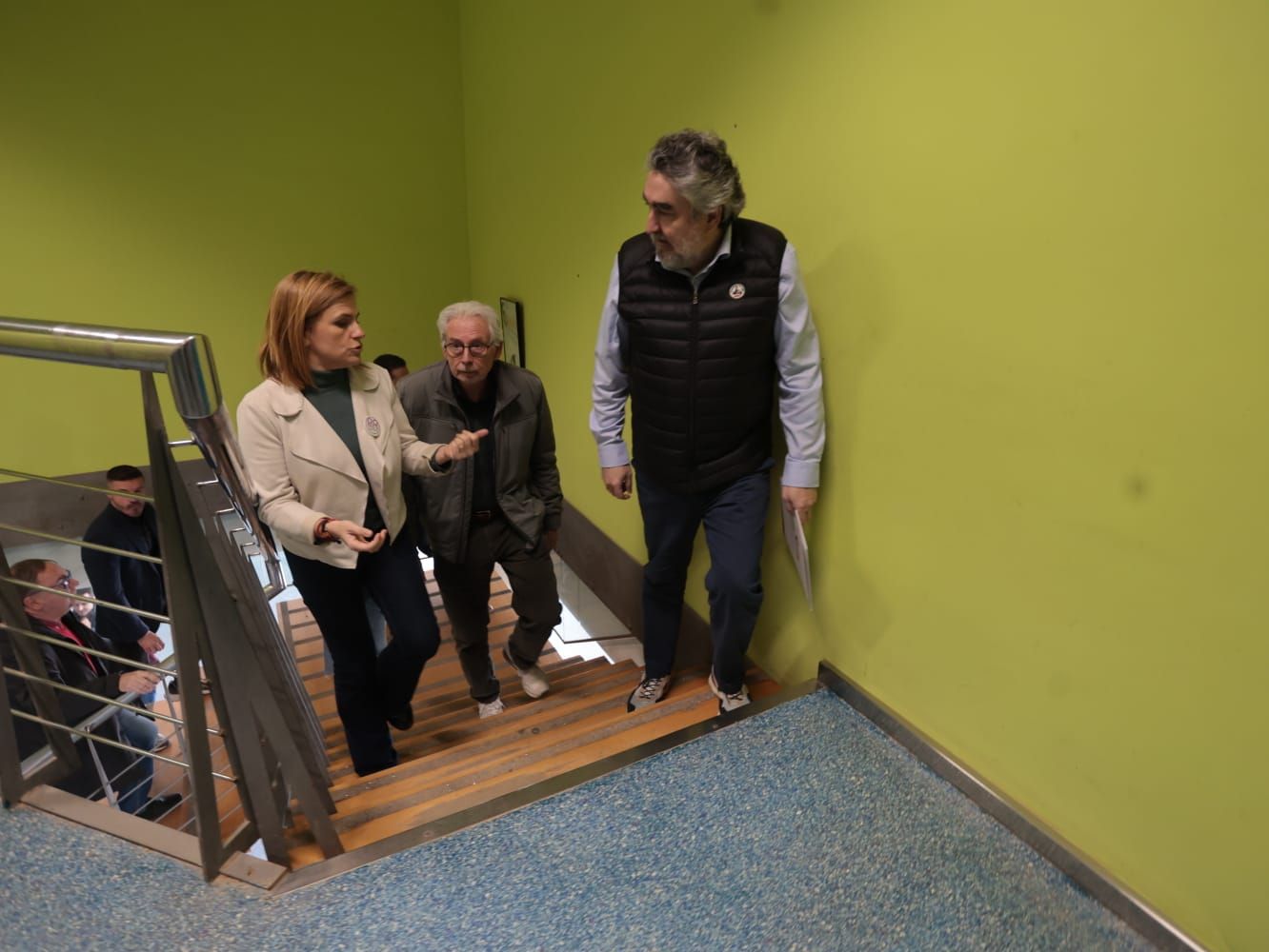 El presidente del CSD, José Manuel Rodríguez Uribes, visita el polideportivo de Picanya