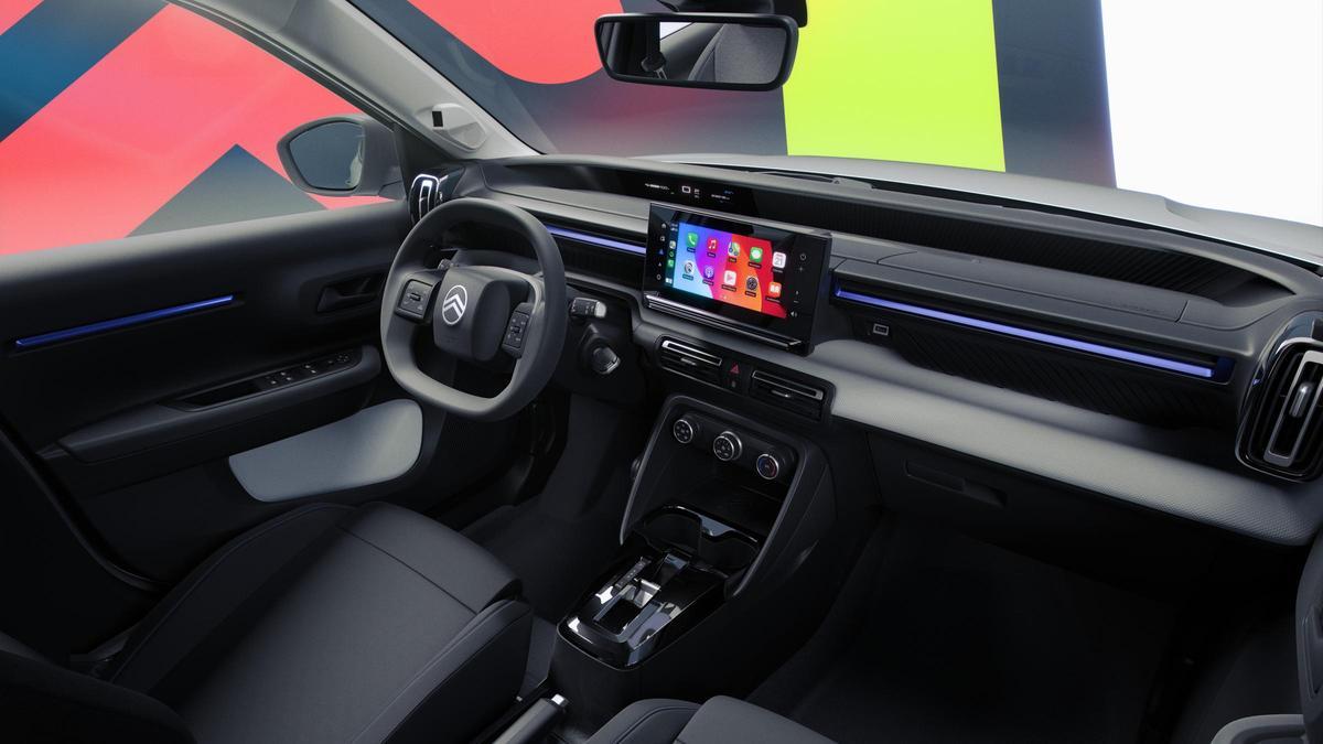 Interior del Citroën ë C3 Tonic