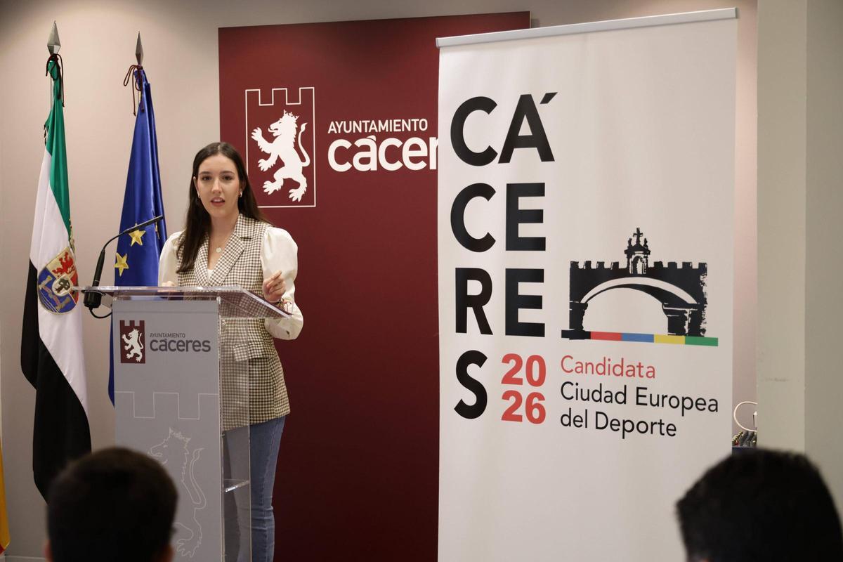 Presentación de la candidatura de Cáceres a la Capitalidad Europea del Deporte del 2026
