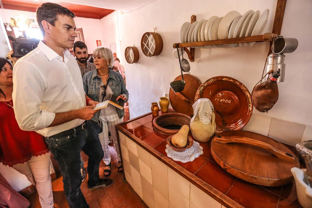 Visita de Pedro Sánchez a Orihuela