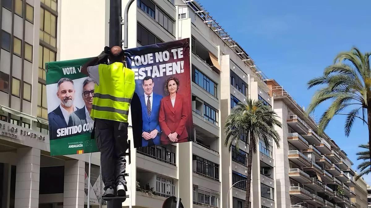 Carteles de Vox para el 17M