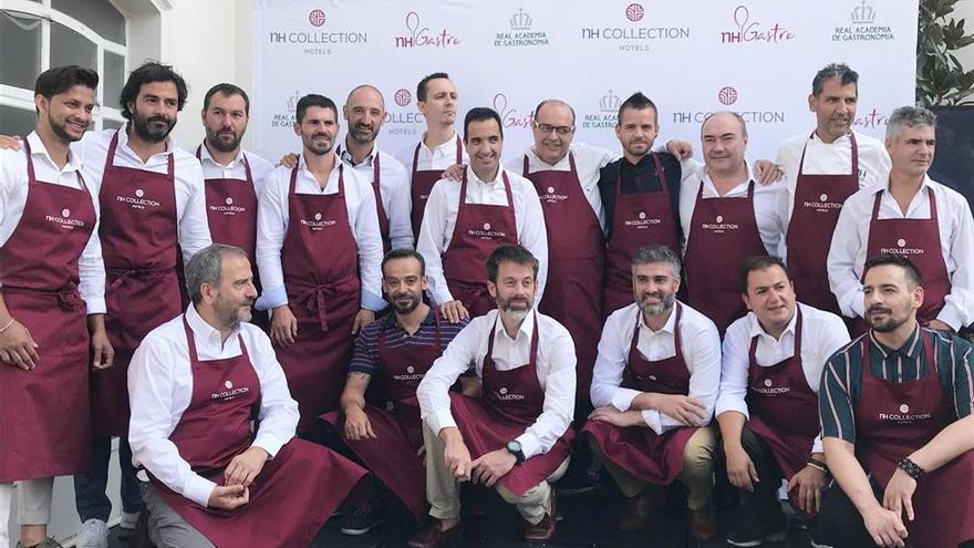 Miguel Barrera, en el homenaje de la Real Academia de Gastronomía a NH Hotel Group