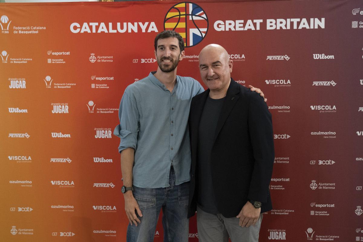 Totes les fotos de la pesentació del Catalunya-Gran Bretanya a l'Ajuntament de Manresa