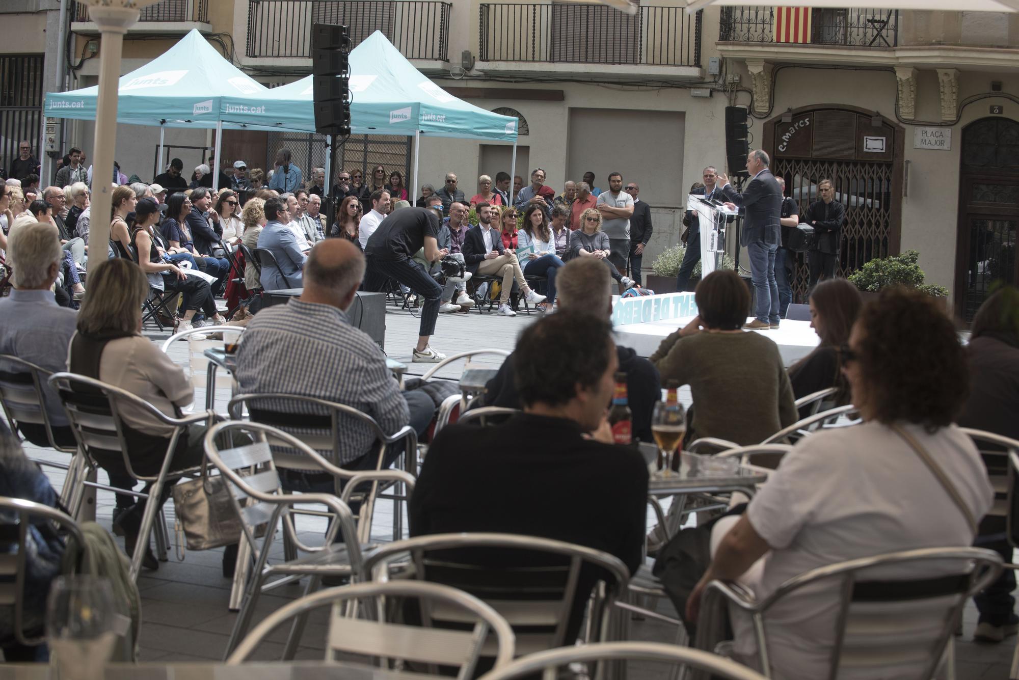 Acte central del candidat a l'alcaldia de Manresa de Junts, Ramon Bacardit