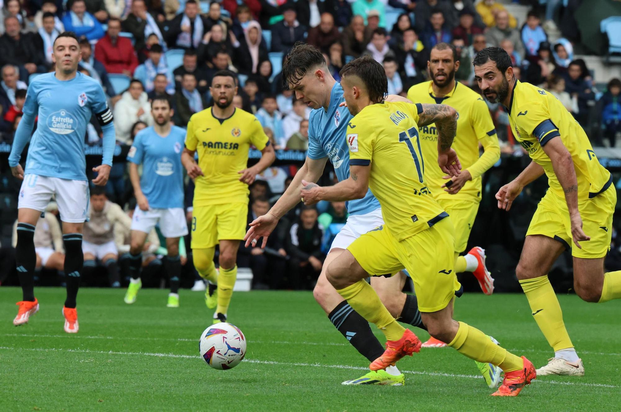 El Celta-Villarreal, en imágenes