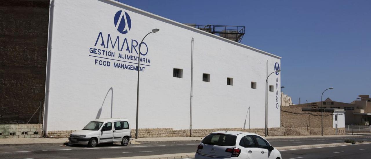 Las instalaciones de Grupo Amaro en la ciudad de Alicante.  | RAFA ARJONES