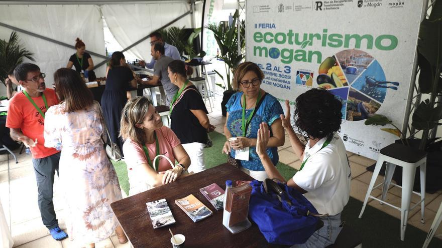 La Feria de Ecoturismo relanza el turismo sostenible con lleno en Playa de Mogán