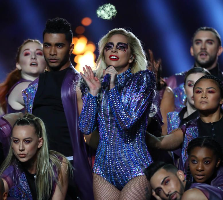 La actuación de Lady Gaga en la Super Bowl