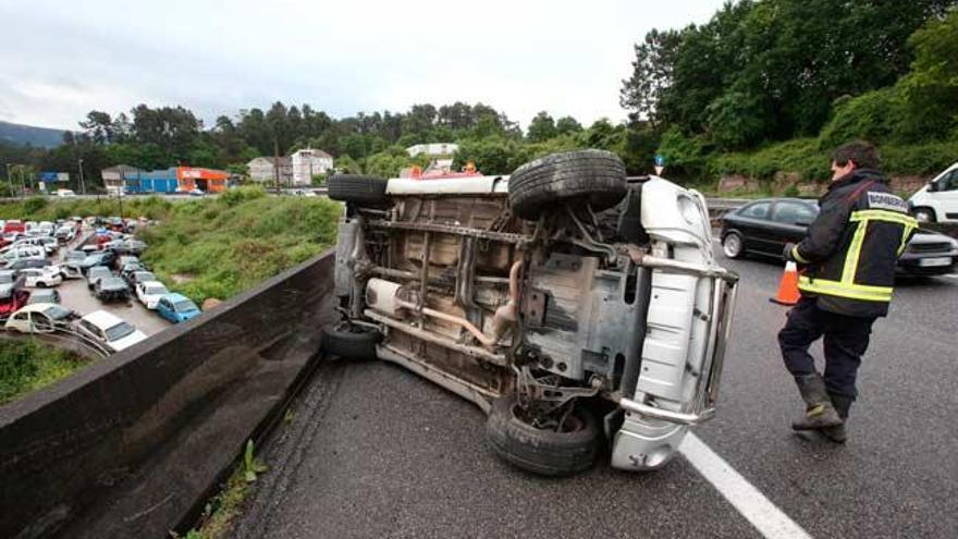 Estado en el que quedó el vehículo accidentado // NICK