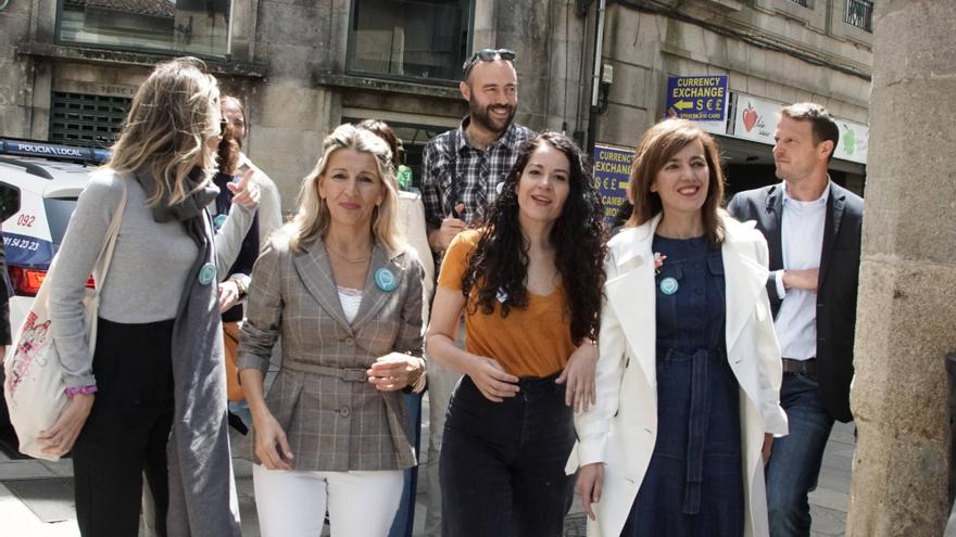Sumar Galicia, a marca que aglutina a Podemos e EU con Marta Lois como referente de Yolanda Díaz