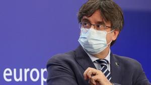 Carles Puigdemont en la Eurocámara.