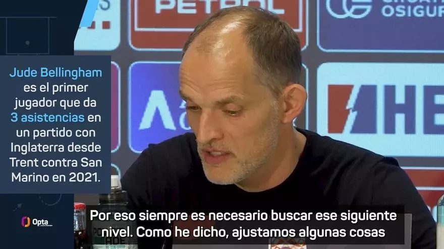 Tuchel: "Bellingham ha alcanzado otro nivel"