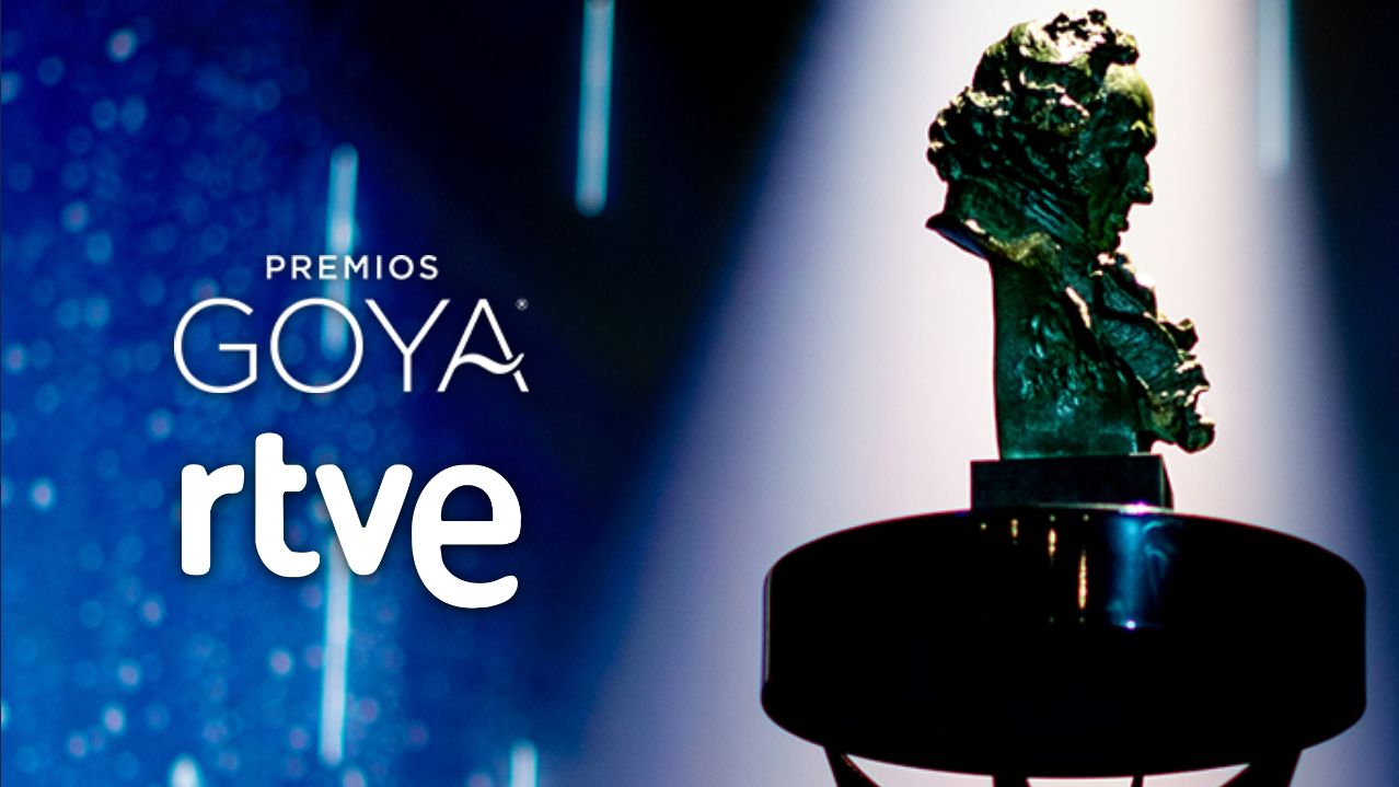 Imagen de la estatuilla de los Premios Goya