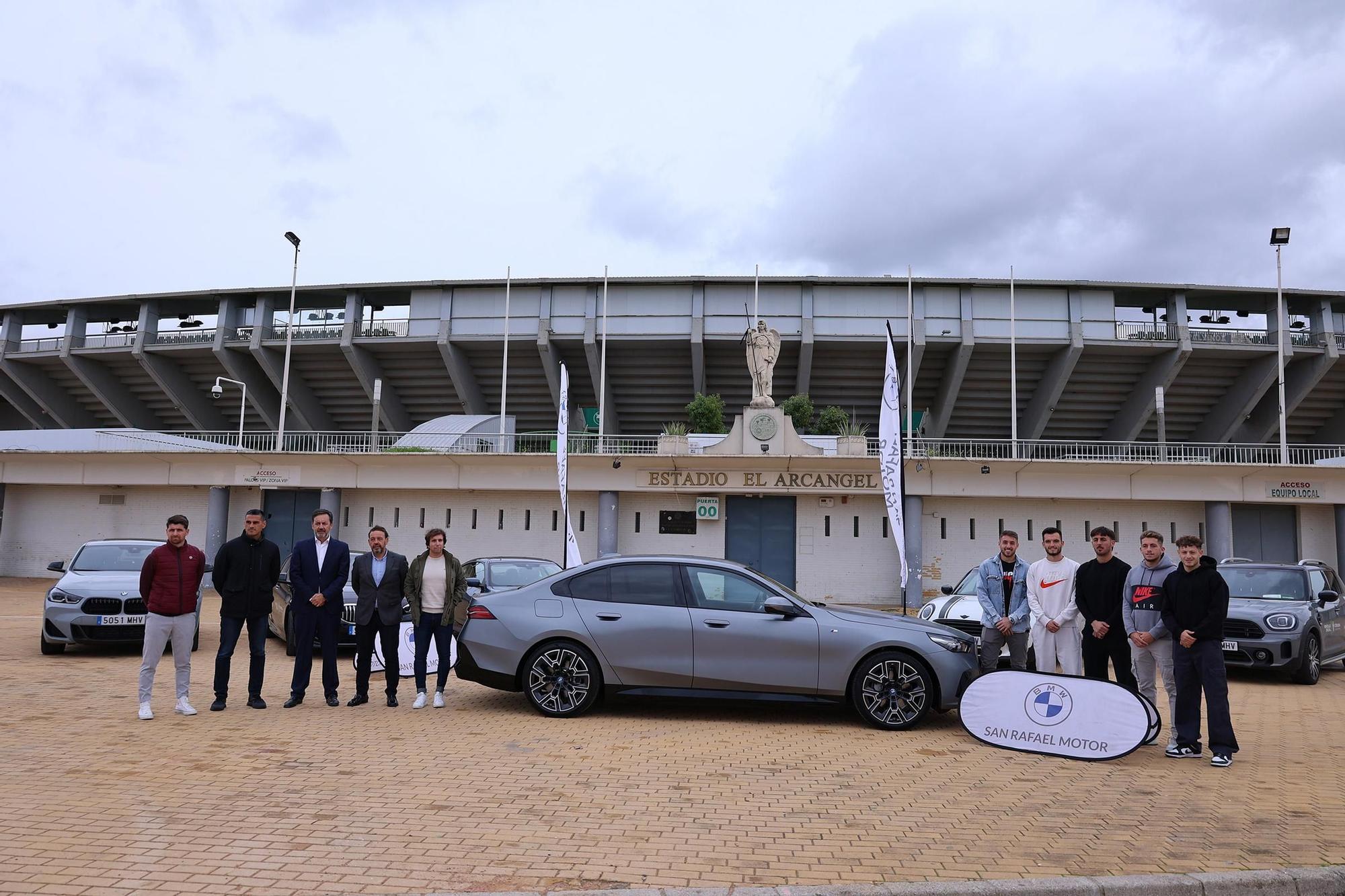 El convenio entre el Córdoba CF y la firma BMW, en imágenes
