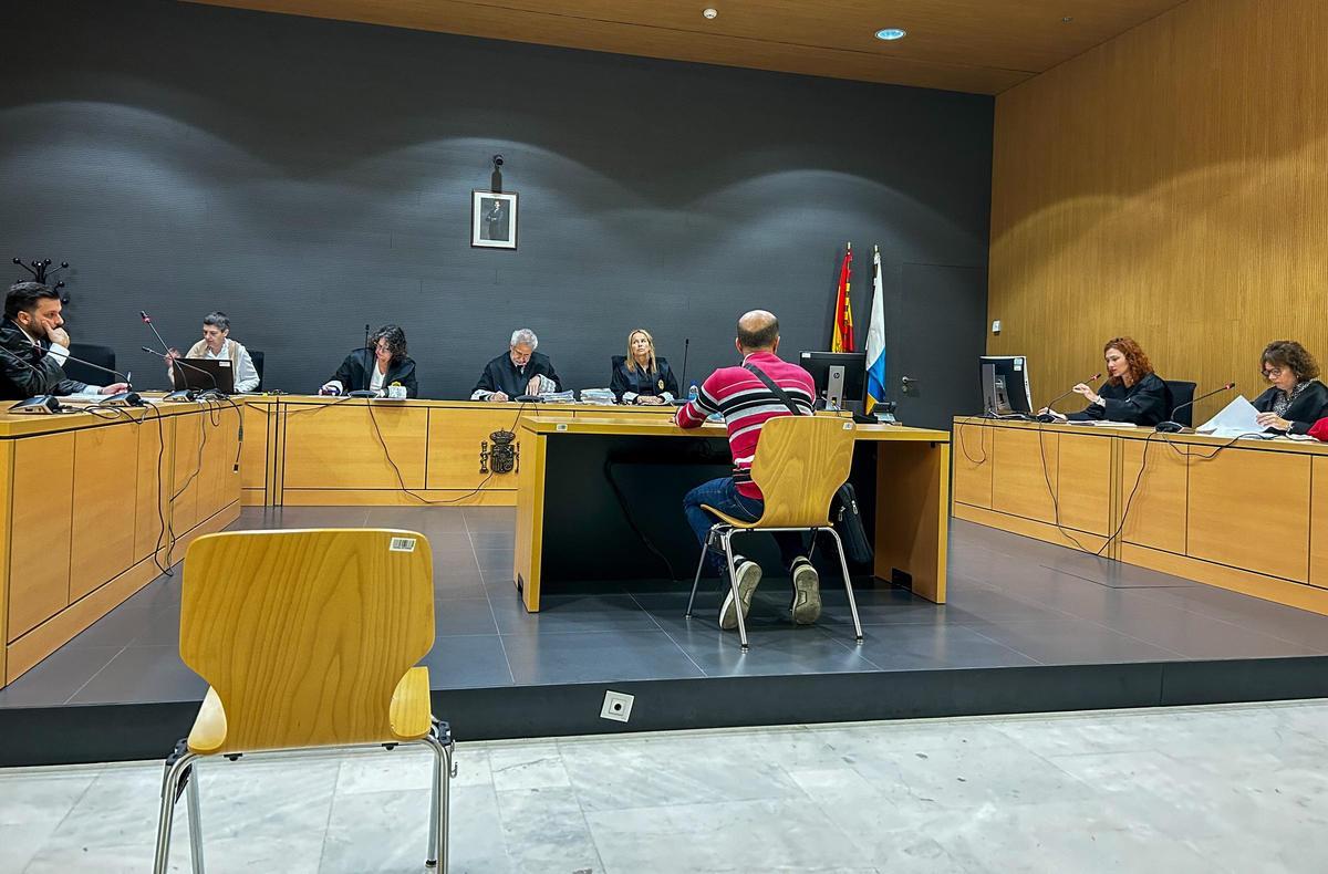 El acusado en el juicio celebrado este martes ante la Audiencia de Las Palmas.